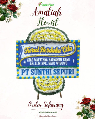 Papan Bunga Duka di Badiri